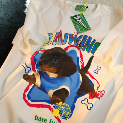 Playera Infantil con Diseño de Perrito Colorido - Image 10