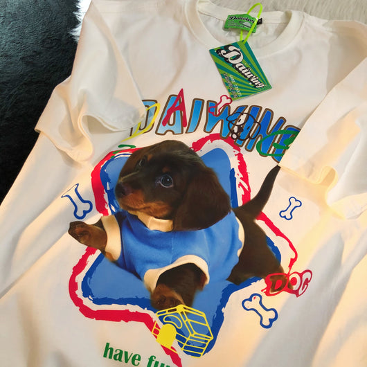 Playera Infantil con Diseño de Perrito Colorido - Image 10