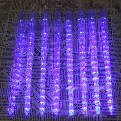 Lámpara Solar Navideña con Luces LED en Forma de Cono de Hielo - Image 34