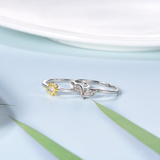 Anillo de Plata S925 Girasol - Diseño de Personalidad Fashion - Image 9