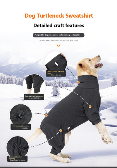 Abrigo Polar para Perros con Cuello Alto - Protección Térmica Completa - Image 12