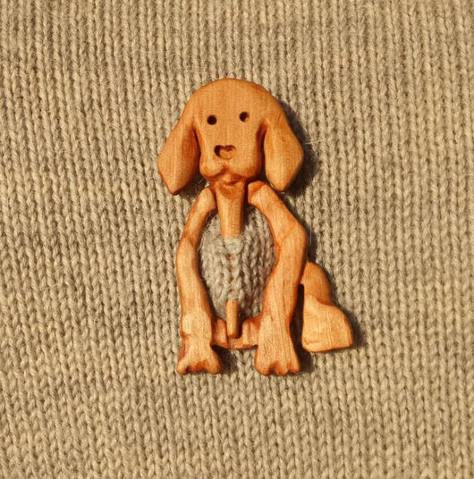 Broche de Chal de Madera Natural - Alfiler Elegante para Mujer - Image 2