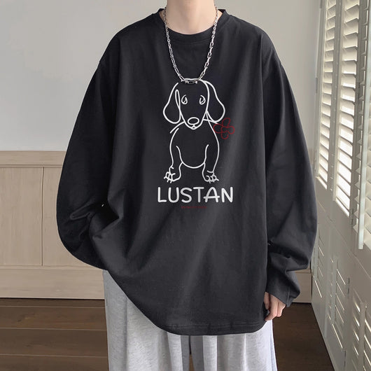 Playera Manga Larga con Estampado de Cachorro Cartoon - Image 13