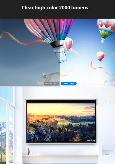Proyector Portátil Mini HD con Espejo de Pantalla para Móvil C500 - Image 11