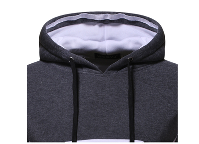Sudadera Holgada con Combinación de Colores para Hombre - Image 9