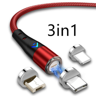 Cable Magnético Rotativo de Carga Rápida 3A con Transmisión de Datos - Image 20