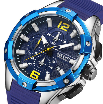 Reloj Deportivo Multifunción con Calendario Grande, Resistente al Agua y Correa de Silicona - Image 4
