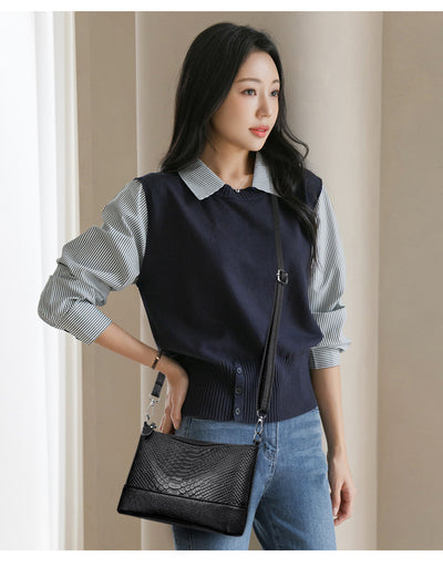 Bolso Bandolera de Cuero Premium - Diseño Versátil y Elegante - Image 9