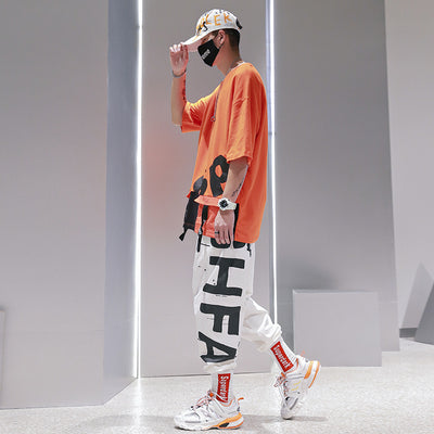 Pantalones Harem Sueltos con Estampado - Diseño Moderno y Cómodo - Image 2