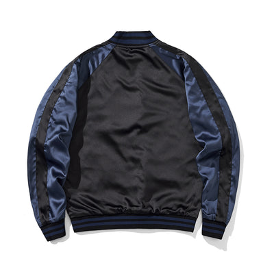 Chaqueta Beisbolera Casual para Hombre con Dragón Divino Bordado - Image 9