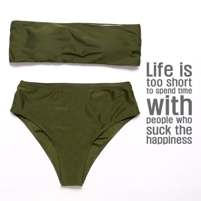 Bikini Tubo Liso Dos Piezas - Diseño Elegante y Versátil - Image 3