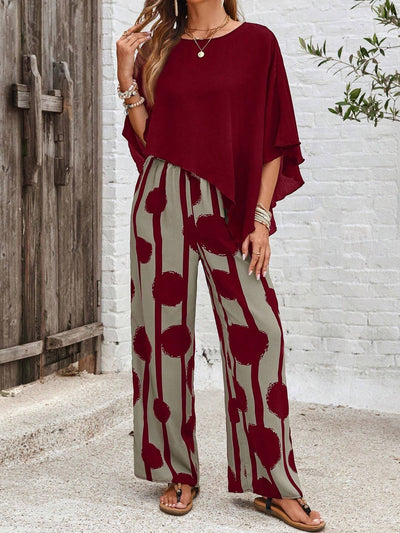 Conjunto Coordinado de Camisa y Pantalón Estampado - Image 6