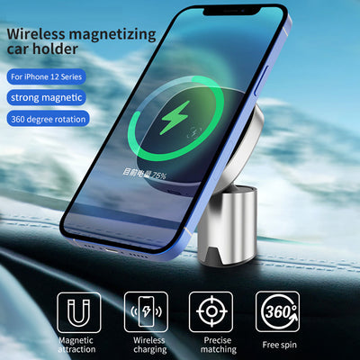 Soporte Magnético para Celular con Carga Inalámbrica para Auto - Image 8
