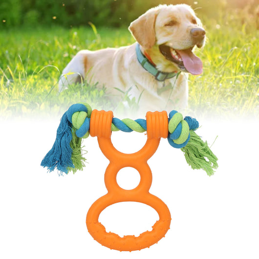 Juguete de Cuerda y Anillo de Goma para Perros - Limpieza Dental y Entrenamiento - Image 4