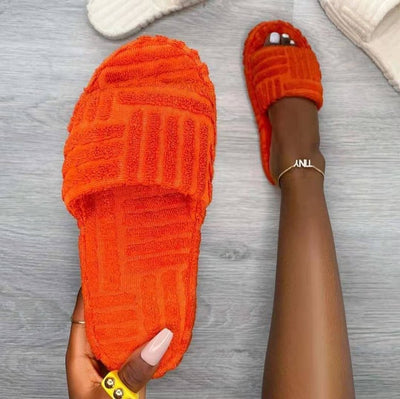 Pantuflas de Lana Gruesa Talla Grande - Comodidad Casual Premium - Image 3