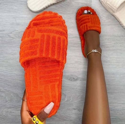 Pantuflas de Lana Gruesa Talla Grande - Comodidad Casual Premium - Image 3