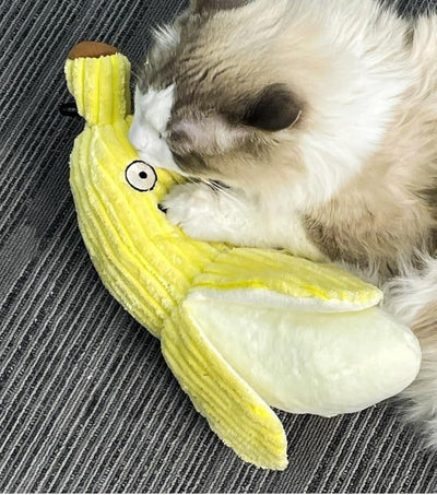 Juguete Interactivo de Plátano para Gatos con Sonido Crujiente y Catnip - Image 4
