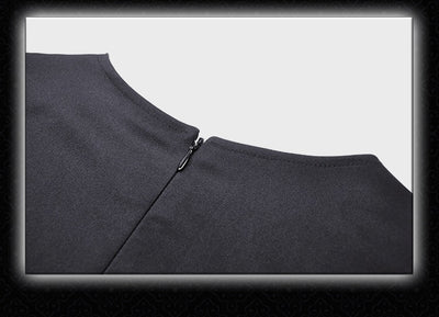 Vestido Gótico Muñeca con Cuello Ataúd - Image 18