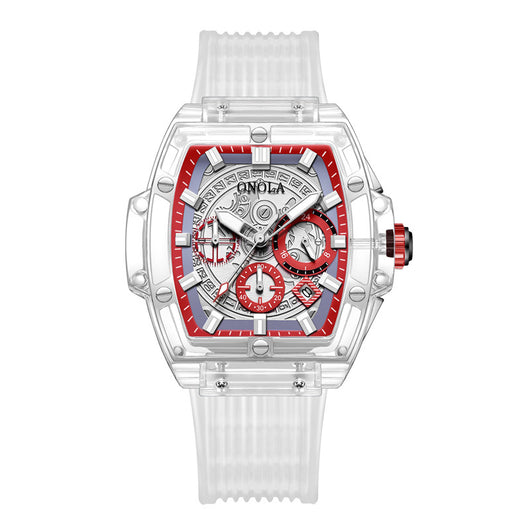 Reloj Luminiscente para Hombre con Caja Transparente - Image 13