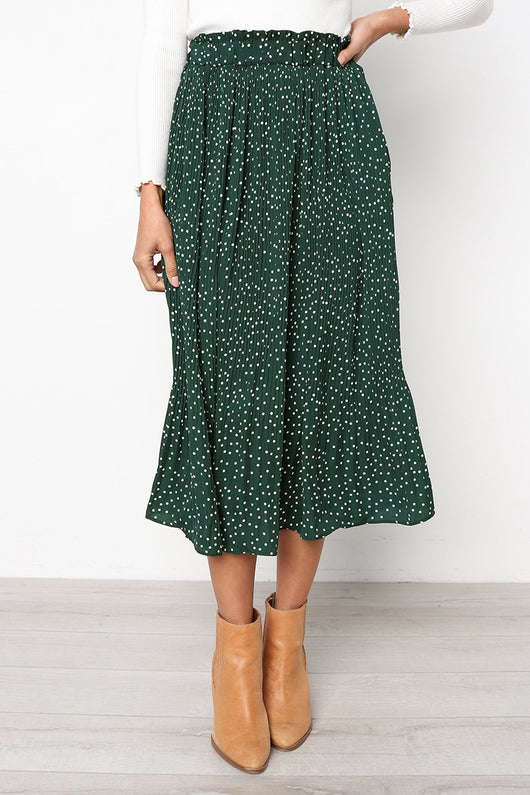 Falda Larga Plisada con Bolsillos para Mujer - Image 12