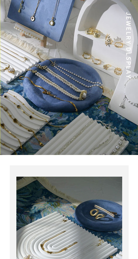 Bandeja Exhibidora de Yeso para Joyas - Organizador de Collares y Pulseras - Image 21
