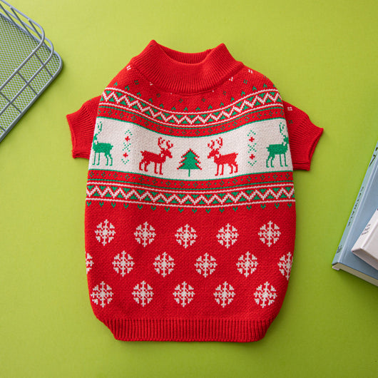 Suéter Navideño para Perros con Diseño de Reno - Image 10