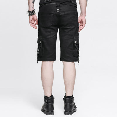 Pantalones Cargo Steampunk Holgados Talla Grande para Hombre - Image 11