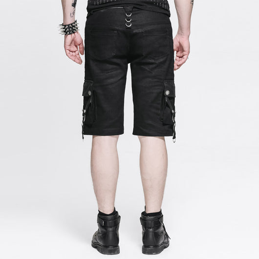 Pantalones Cargo Steampunk Holgados Talla Grande para Hombre - Image 11