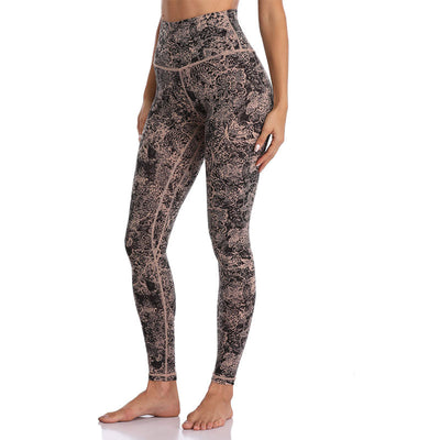 Pantalones Yoga Estampados para Mujer con Levantamiento de Cadera - Otoño e Invierno - Image 5