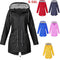 Impermeable Ligero para Mujer - Chaqueta Trench Transpirable con Cordón