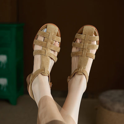 Sandalias Retro con Talón Grueso y Tira Trasera - Image 6