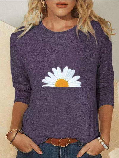 Blusa Suelta Cuello Redondo Casual - Image 5