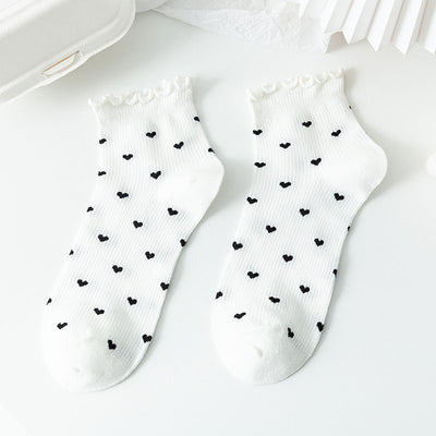 Calcetines Cortos de Encaje Japonés para Mujer - Image 6