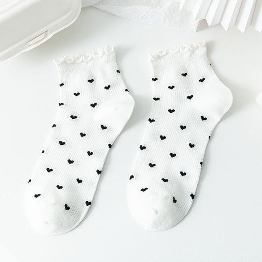 Calcetines Cortos de Encaje Japonés para Mujer - Image 6