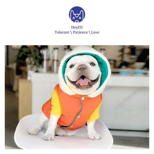 Abrigo Térmico Reversible para Perros y Gatos - Algodón Grueso con Forro Polar Invierno - Image 3