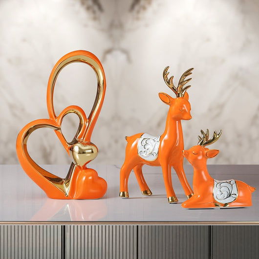 Adorno Decorativo de Corazón para Parejas - Ornamento de Lujo para Bodas y Hogar - Image 4