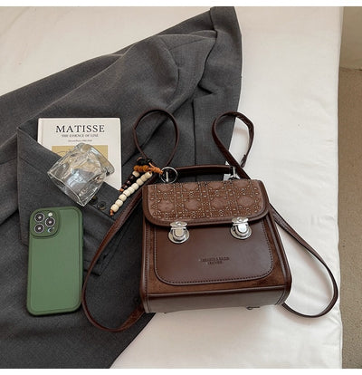 Bolsa Mensajera Cuadrada Texturizada para Mujer - Compacta y Versátil - Image 31