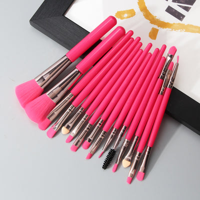 Set Profesional de 18 Brochas de Maquillaje MAANGE con Diseño Abanico - Image 17