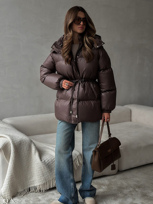 Chaqueta Térmica Acolchada con Capucha y Cierre - Image 14