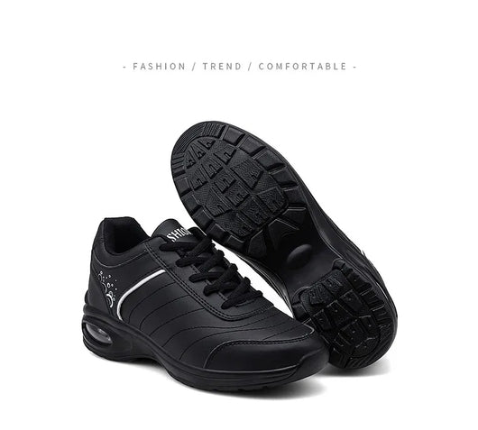 Zapatillas Deportivas para Mujer de Cuero con Suela Gruesa y Transpirabilidad - Image 29