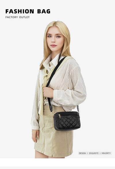 Bolso Bandolera Cuadrado Pequeño con Bordado y Tirador Lateral para Mujer - Image 17