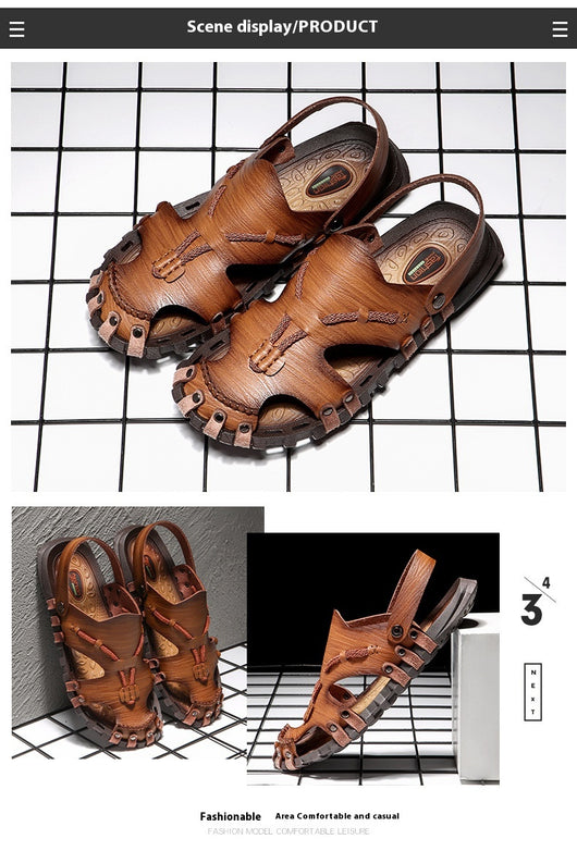 Sandalias Grandes para Hombre - Zapatos de Playa Transpirables Antideslizantes - Image 10