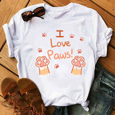 Playera con Estampado de Patita de Perro - Amor Canino - Image 14