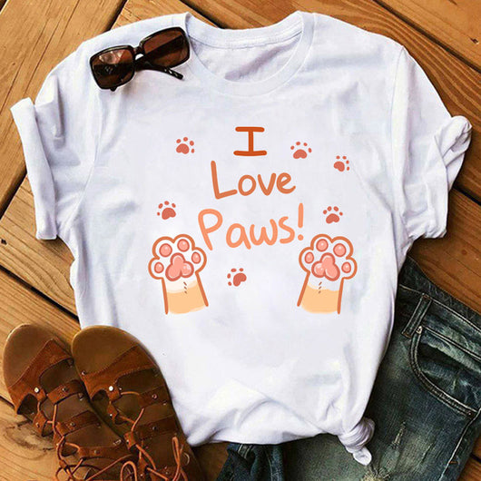 Playera con Estampado de Patita de Perro - Amor Canino - Image 14