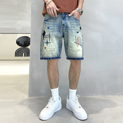 Pantalón Vaquero Personalizado con Bordado de Cinco Puntas - Image 3