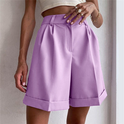 Pantalón Ancho Fluido de Cintura Alta con Corte A - Image 5