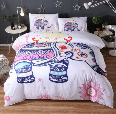 Juego de Cama Infantil 3D Estampado Elefante - Set de 3 o 4 Piezas - Image 24