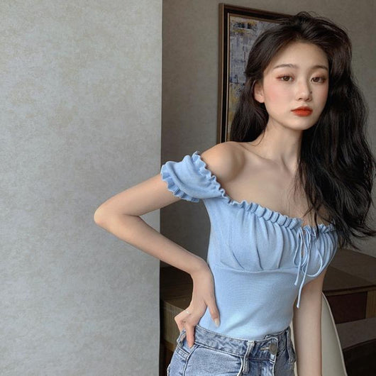 Blusa Elegante con Mangas Abullonadas - Estilo Francés para Mujer - Image 12
