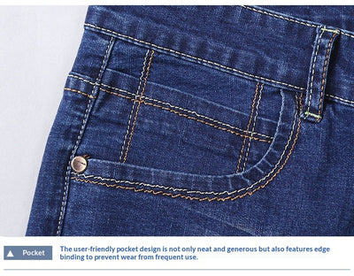 Jeans Ejecutivos de Verano para Hombre - Corte Recto Elástico y Cómodo - Image 24
