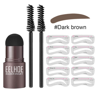 Set de Moldes para Cejas con Polvo de Maquillaje - Image 2